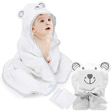 Carica l'immagine nel visualizzatore di Gallery, Eccomum Asciugamano da Bagno Con Cappuccio Bambini, Accappatoio Neonato,...