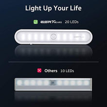 Carica l'immagine nel visualizzatore di Gallery, ESR7Gears Luce da Armadio a 20 LED, con Sensore di Movimento, notturna... - Ilgrandebazar