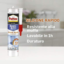 Carica l'immagine nel visualizzatore di Gallery, Pattex Bagno Sano Silicone Rapido, silicone trasparente sigillante ad... - Ilgrandebazar