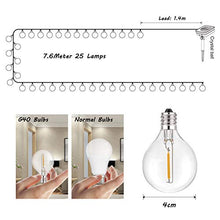 Carica l'immagine nel visualizzatore di Gallery, Catena Luminosa Esterno LED, QXMCOV 15 Metro Luce Stringa 50 LED Lampadine