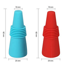 Carica l'immagine nel visualizzatore di Gallery, Rmeet Tappo Vino Silicone,5 Pezzi di Bottiglia Colori 5 Pack - Ilgrandebazar