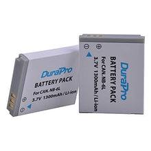 Carica l'immagine nel visualizzatore di Gallery, Durapro - Batteria NB-6L, NB-6LH + caricatore USB LCD per fotocamere Canon...