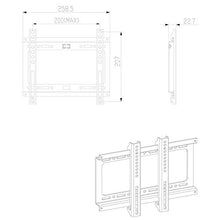 Carica l'immagine nel visualizzatore di Gallery, ATHLETIC TV Montaggio a Parete Staffa con Livello di Fixed / Max Vesa 200x200 - Ilgrandebazar