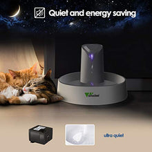 Carica l'immagine nel visualizzatore di Gallery, amzdeal Fontana Per Cani e Gatti Automatica, 2.4L Fontanella Silenziosa per... - Ilgrandebazar