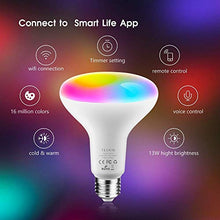 Carica l'immagine nel visualizzatore di Gallery, Lampadina Alexa LED E27 13W RGB Multicolor Dimmerabile Equivalente 1 Pack