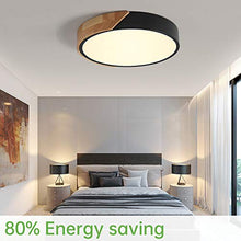 Carica l'immagine nel visualizzatore di Gallery, Kimjo Plafoniera LED 24W 2400LM Lampada da Soffitto Moderno Bianco Caldo