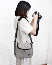 Carica l'immagine nel visualizzatore di Gallery, Boona - Custodia impermeabile in velluto per fotocamera e Camera case, grigio