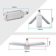 Carica l'immagine nel visualizzatore di Gallery, DASKOO E27 LED lampada pieghevole di ricambio per 360 W lampade alogene 45 W...