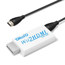 Carica l'immagine nel visualizzatore di Gallery, YOHOOLYO Convertitore da Wii a HDMI Adattatore a 720P/1080P Bianco