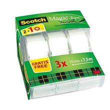 Carica l'immagine nel visualizzatore di Gallery, Scotch 3M Crystal Tape Nastro Adesivo Trasparente Invisibile, 3 19 mm x 7,5 m - Ilgrandebazar