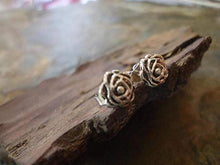 Carica l'immagine nel visualizzatore di Gallery, ♥ PICCOLO ARGENTO FIORE ♥ orecchini delicati in argento tibetano