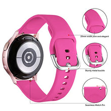 Carica l'immagine nel visualizzatore di Gallery, Wepro Cinturino Compatibile con Samsung Galaxy Watch S, Rosa Rossa