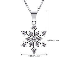 Carica l'immagine nel visualizzatore di Gallery, B.Catcher collana in argento con pendente zircone a forma di fiocco di... - Ilgrandebazar