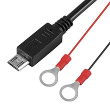 Carica l'immagine nel visualizzatore di Gallery, TKSTAR Auto Vehicle Moto Carica Caricabatterie per GPS Tracker,USB YS128 nero