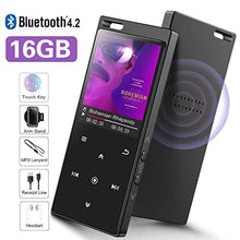 Carica l'immagine nel visualizzatore di Gallery, Lettore MP3 da 16 GB con Bluetooth 4.2, SUPEREYE Audio digitale portatile...