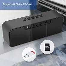 Carica l'immagine nel visualizzatore di Gallery, Altoparlante portatile Bluetooth Sonkir, altoparlante wireless 5.0...