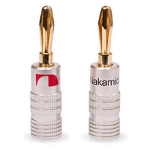 Carica l'immagine nel visualizzatore di Gallery, 8x High End Nakamichi Bananenstecker 8 Stück,