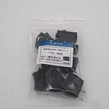 Carica l'immagine nel visualizzatore di Gallery, Taiss / 8Pcs AC 250V / 15A, 125V / 20A, Nero ON/off SPST 2 Pin 2 Posizione...