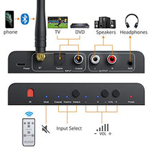 Carica l'immagine nel visualizzatore di Gallery, Neoteck Convertitore 192Khz con Ricevitore Bluetooth 5.0 Adattatore DAC con...