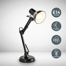 Carica l'immagine nel visualizzatore di Gallery, Lampada da tavolo retro, interruttore on off, luce orientabile, lampada da... - Ilgrandebazar