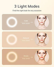 Carica l'immagine nel visualizzatore di Gallery, AEVO 10X Specchio Ingranditore per Trucco con 30 Luci LED, 3 Modalità di...