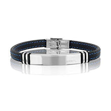 Carica l'immagine nel visualizzatore di Gallery, BREIL - Bracciale Uomo Savage - Cinturino in Acciaio e Silicone - Nero - Ilgrandebazar