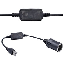 Carica l'immagine nel visualizzatore di Gallery, USB a maschio a 12 V auto presa accendisigari femmina convertitore - Ilgrandebazar