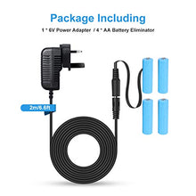 Carica l'immagine nel visualizzatore di Gallery, AIEVE - 6V 4 x AA Alimentatore per adattatore eliminatore batteria Nero