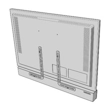 Carica l'immagine nel visualizzatore di Gallery, Meliconi 480514 BA Supporto per Sound Bar 1000, Nero - Ilgrandebazar