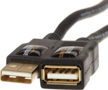 Carica l'immagine nel visualizzatore di Gallery, AmazonBasics - Cavo prolunga USB 2.0 A maschio - A femmina, 2 m 2 m