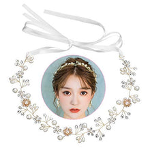 Carica l'immagine nel visualizzatore di Gallery, INTVN Copricapo da sposa Fiori Perle Strass Fascia per Capelli Accessori per... - Ilgrandebazar