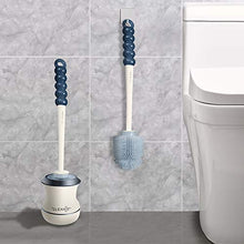 Carica l'immagine nel visualizzatore di Gallery, NJesBaa Scopini per WC con Porta scopino, Set di spazzole in Silicone...