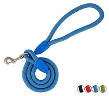 Carica l'immagine nel visualizzatore di Gallery, AVANZONA Guinzaglio per Cani in Nylon Tondo Allenamento Ant Pull Blu