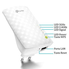 Carica l'immagine nel visualizzatore di Gallery, TP-Link RE200 Ripetitore WiFi Wireless, Velocità Dual Band AC750, WiFi... - Ilgrandebazar
