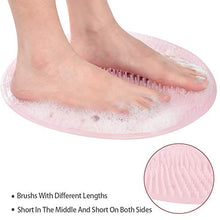 Carica l'immagine nel visualizzatore di Gallery, Lanthour Pad Massaggio Doccia Antiscivolo per Massaggiare Rosa Ciliegia - Ilgrandebazar