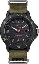 Carica l'immagine nel visualizzatore di Gallery, Timex Orologio Analogico Solare con Cinturino in Pelle ,Uomo Olive Slip-thru - Ilgrandebazar