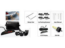 Carica l'immagine nel visualizzatore di Gallery, Cocar Sensore di Parcheggio Kit Desplay LED Acustico Auto 4 sensori - nero - Ilgrandebazar
