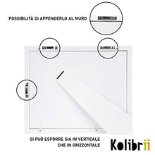 Carica l'immagine nel visualizzatore di Gallery, KOLIBRII-print Me, Cornice Impronte Neonato, Kit Impronta Mani E Piedi... - Ilgrandebazar