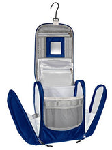 Carica l'immagine nel visualizzatore di Gallery, KRONIFY Beauty Case da Viaggio donna Grande con Specchio per Donna e Uomo Blu - Ilgrandebazar
