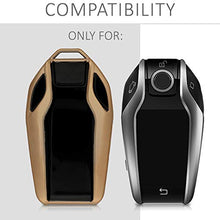 Carica l'immagine nel visualizzatore di Gallery, kwmobile Custodia Copri-Chiave Compatibile con BMW Display Oro Brillante