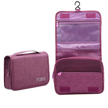 Carica l'immagine nel visualizzatore di Gallery, Beauty Case da Viaggio,Appeso Trousse Toilette,Multi-compartimenti Purple