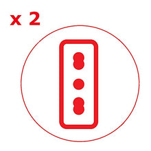 Carica l'immagine nel visualizzatore di Gallery, Poly Pool PP2351 Adattatore Triplo con 2 Prese Bivalenti, 1 Presa Bianco - Ilgrandebazar