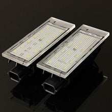 Carica l'immagine nel visualizzatore di Gallery, Audew Luci Targa LED Bianco 12V per Renault Twingo Clio Megane Lagane - Ilgrandebazar
