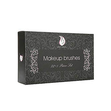 Carica l'immagine nel visualizzatore di Gallery, Start Makers Set di 32 pennelli per Make-Up con custodia in Cuoio Lusso e...