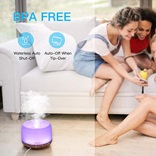 Carica l'immagine nel visualizzatore di Gallery, SmartDevil 500ml Diffusore di Oli Essenziali con Telecomando, Ultrasuoni...