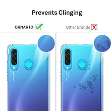 Carica l'immagine nel visualizzatore di Gallery, ORNARTO Cover Huawei P30 Lite, Custodia Trasparente Assorbimento Chiaro
