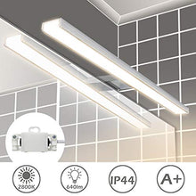 Carica l'immagine nel visualizzatore di Gallery, Lampada Specchio Bagno Led Wowatt Parete 40cm 8W Bianca Calda