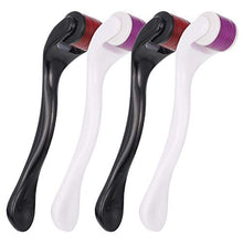 Carica l'immagine nel visualizzatore di Gallery, Hellomagic - Confezione da 4 micro rulli in titanio per viso e corpo, 0,5... - Ilgrandebazar