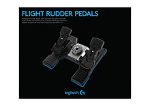 Carica l'immagine nel visualizzatore di Gallery, Pedali Logitech G Saitek Pro Flight Rudder, Pedaliera del Timone di Volo,...