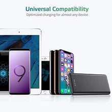 Carica l'immagine nel visualizzatore di Gallery, Ekrist Powerbank 26800mAh【Alta capacità &amp; Ricarica Rapida】 Caricatore Nero - Ilgrandebazar
